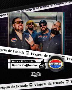 Banda Calibrados retorna ao Jimi´s