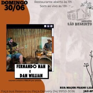 Fernando Nah e Dan William Armazém