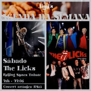 The Licks - Rolling Stones Tribute no Jimi´s 22