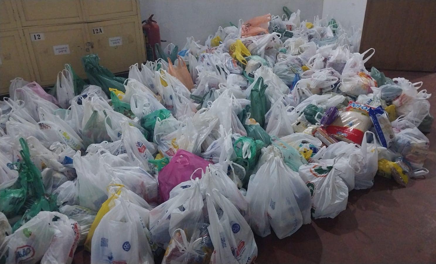 Alimentos Arrecadados ExpoJahu 2024