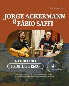 Jorge Ackermann e Fabio Saffi | Jardins de Monet - Domingo