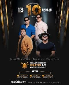 Barban 10 anos | Sábado
