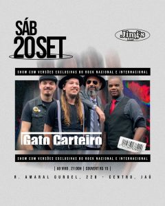 Gato Carteiro | Jimi's - Sábado