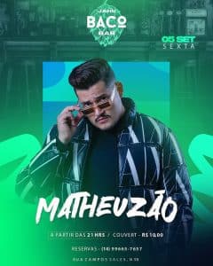 Matheuzão | Baco Bar - Sexta