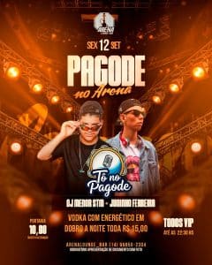 Tô no Pagode | Arena Lounge - Sexta