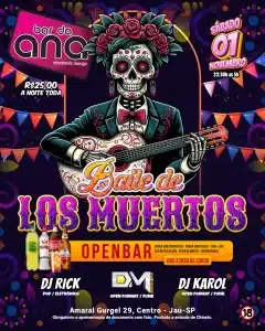 Baile de Los Muertos | Bar da Ana - 01/11