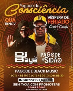 DJ Baya e Pagode do Sidão | Cravo e Canela - 19/11
