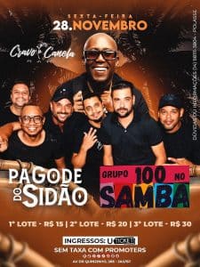 Pagode do Sidão + Todo Mundo Samba | Cravo - 28/11