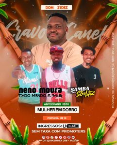 Neno Moura e Samba pra Somar | 21/12 | Cravo e Canela