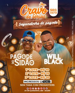 Pagode do Sidão e Will Black | 22/12 | Cravo e Canela