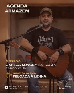 Careca Songs, 21 de março no Armazém