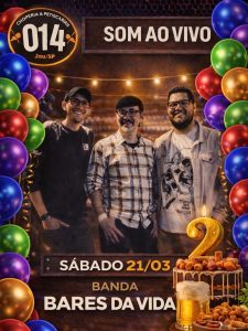 Bares da Vida, 21 de março no Terapia do Chopp