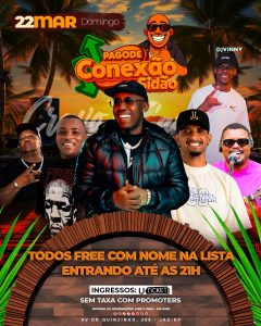 Pagode do Sidão, 22 de março no Cravo e Canela