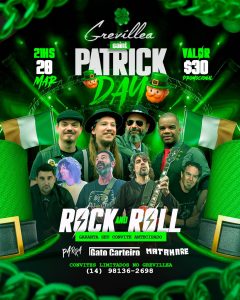 Saint Patrick Day, 28 de março no Grevillea