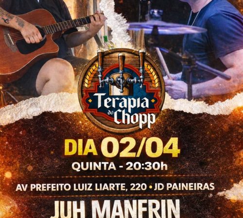 Jun Manfrin e Matheus Luque, 02 de abril no Terapia