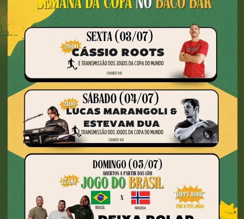 Cássio Roots no Baco