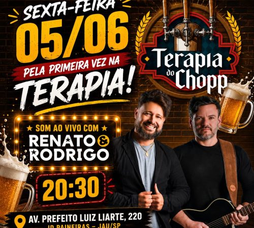 Renato e Rodrigo no Terapia do Chopp