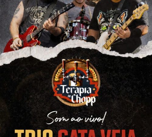 Trio Gata Veia, 06 de Março no Terapia do Chopp