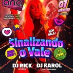 Sinalizando o Vale, 07 de fevereiro no Bar da Ana