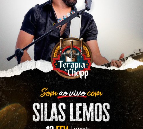 Silas Lemos, 12 de fevereiro no Terapia do Chopp