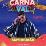 Matheuzão, 14 de fevereiro no Braça Bar