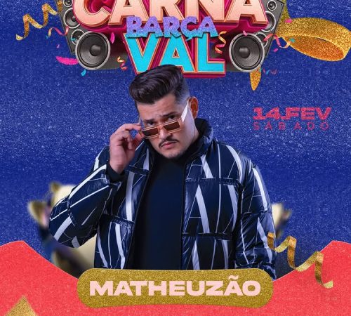 Matheuzão, 14 de fevereiro no Braça Bar