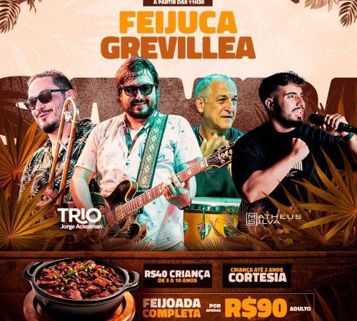 Feijuca Grevillea, 15 de março no Grevillea