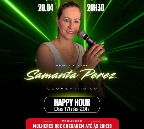 Samanta Perez no Limoeiro, 20 de abril