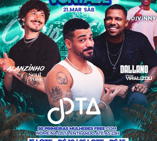 Fica a vontade, 21 de março no Cravo e Canela