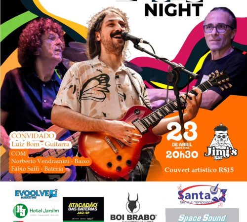 27ª Quinta Blues Night no Jimi's, 23 de abril
