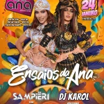 Ensaios da Ana, 24 de janeiro no Bar da Ana
