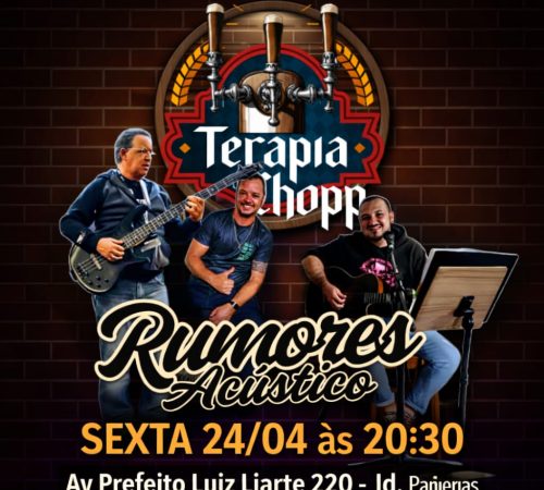 Rumores Acústico no Terapia do Chopp, 24 de abril