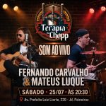 Fernando Carvalho e Mateus Luque no Terapia do Chopp