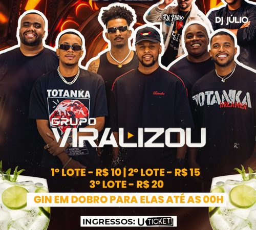 Grupo Viralizou, 27 de fevereiro no Cravo