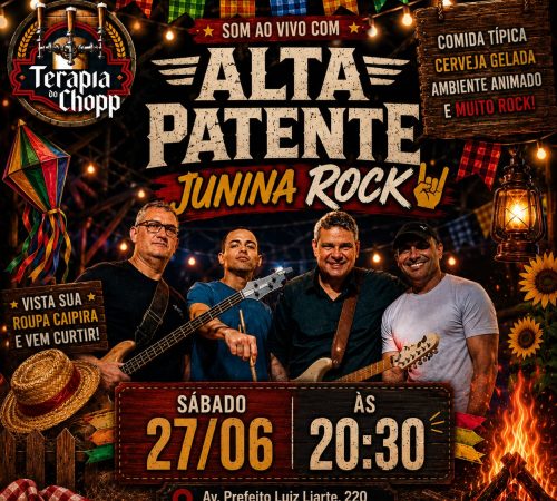 Alta Patente no Terapia do Chopp