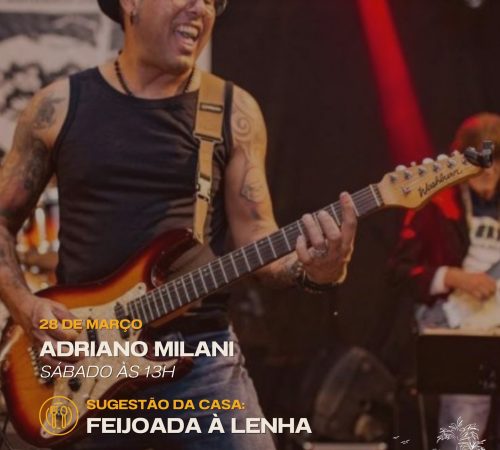 Adriano Milani, 28 de março no Armazém