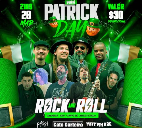 Saint Patrick Day, 28 de março no Grevillea