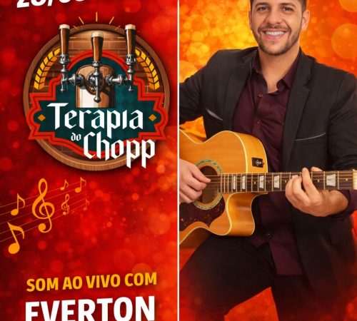 Everton Fernandes, 28 de março no Terapia do Chopp