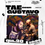 Tae Ricieri e Gustavo Soares no Jimi's