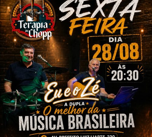 Eu e o Zé no Terapia do Chopp