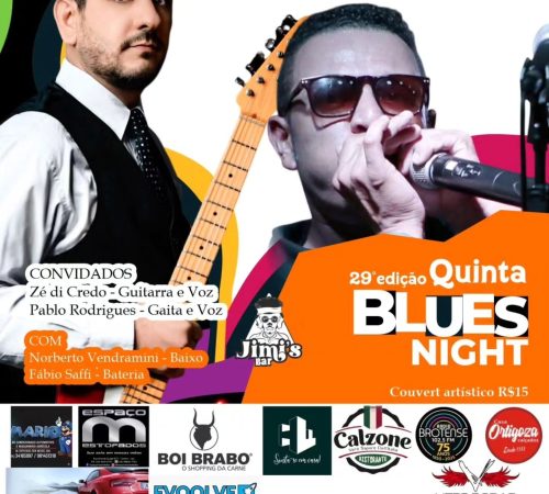 Quinta Blues Night no Jimi's