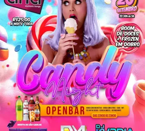 Candy Night | Bar da Ana - Sábado