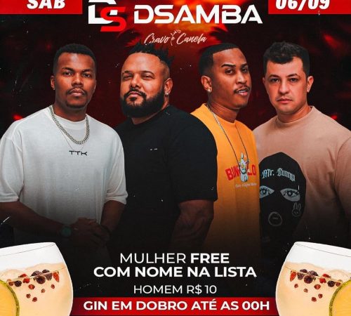 DSamba | Cravo e Canela - Sábado