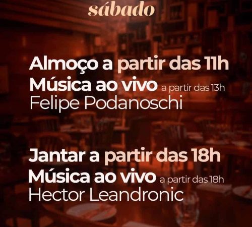 Felipe Padanoschi - Armazém - Sábado