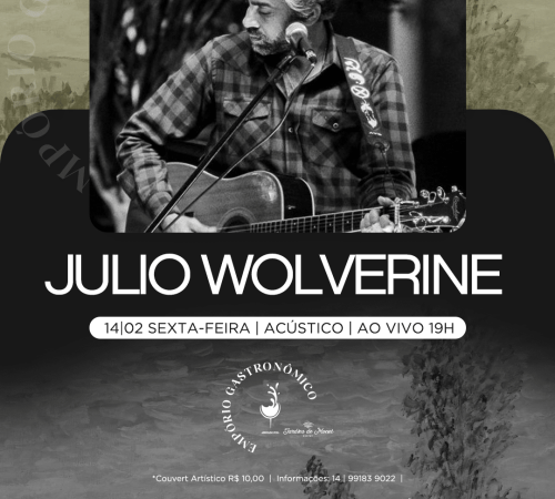 Julio Wolverine no Jardins de Monet