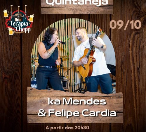 Ka mendes e Felipe Cardia | Terapia do Chopp 09:10
