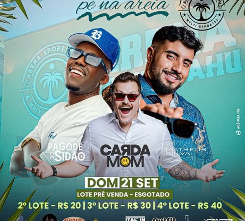 Pé na Areia | Arena Sports - Domingo