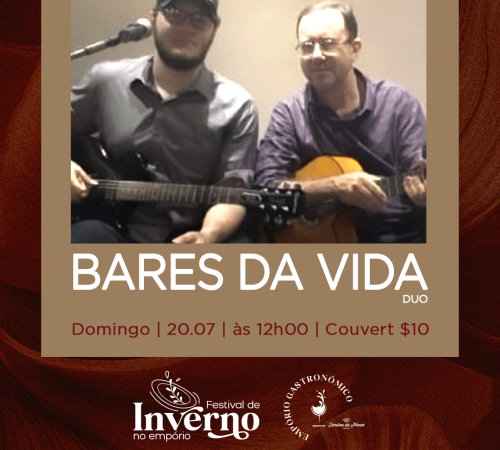 Bares da Vida Duo | Jardins de Monet - Domingo