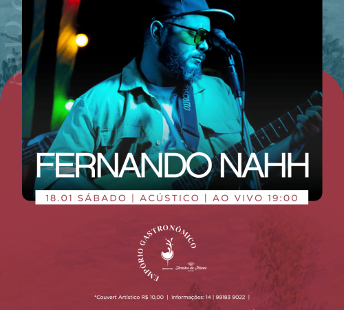 Fernando Nahh - Empório Jardins de Monet 18/01